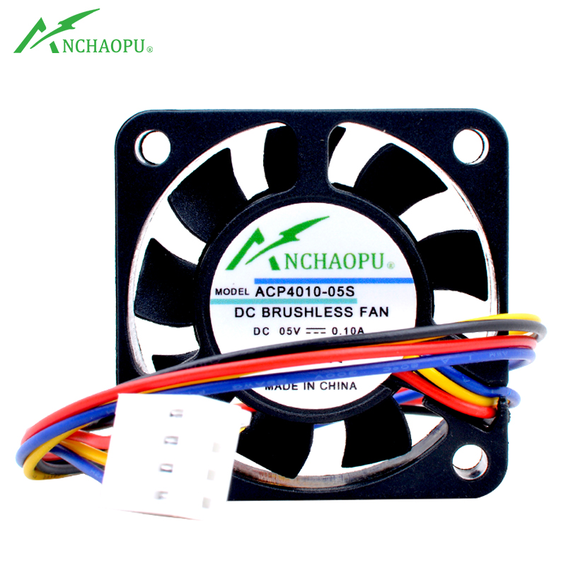 Pi 4 Case - ANCHAOPU 4Cm 40Mm Quạt 40X40X10Mm DC5V