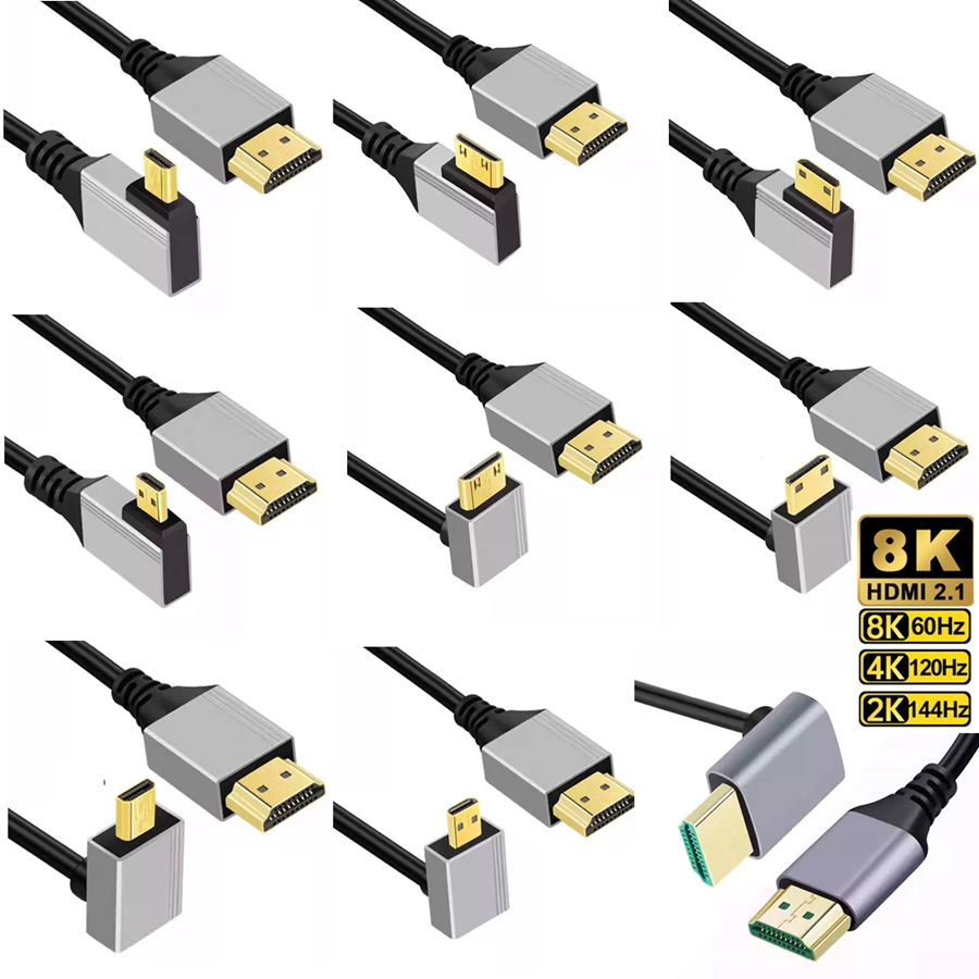 Pi Camera Cable - Micro HDMI-compatible To HDMI Cable 8K