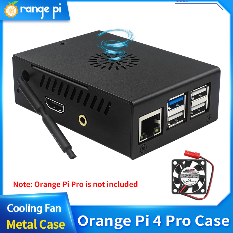 Pi 4 Case - Orange Pi 4 Pro Metal Case