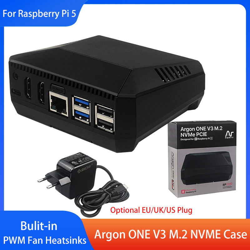 Pi 5 Case - Argon ONE V3 M.2 NVME Case