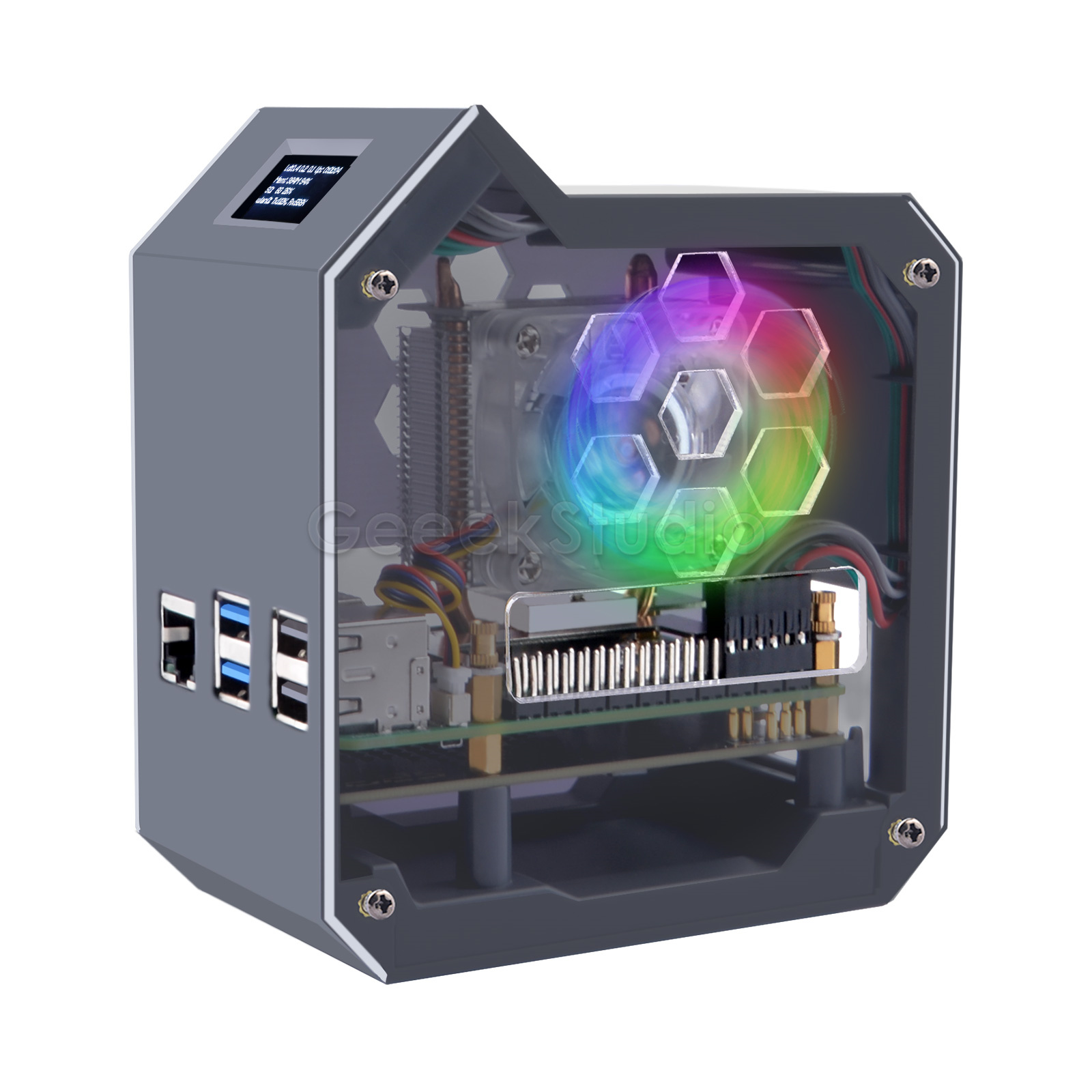 Pi 5 Case - N07 Minitower NVMe NAS Kit For