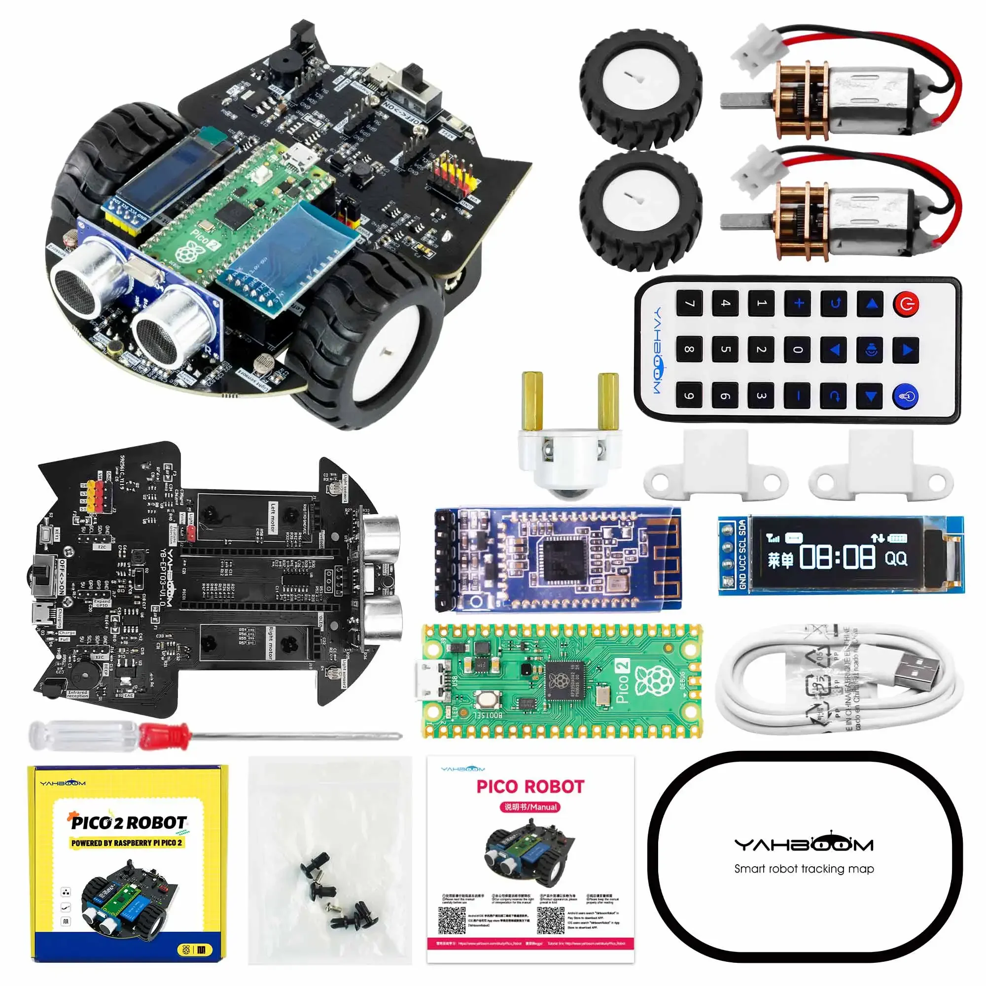Yahboom Raspberry Pi Pico 2 Ro - đánh giá và giá Raspberry Pi Kit