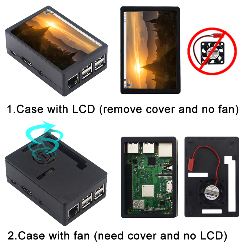 3.5 Inch Raspberry Pi 3 B Plus - đánh giá và giá Pi 4 Case