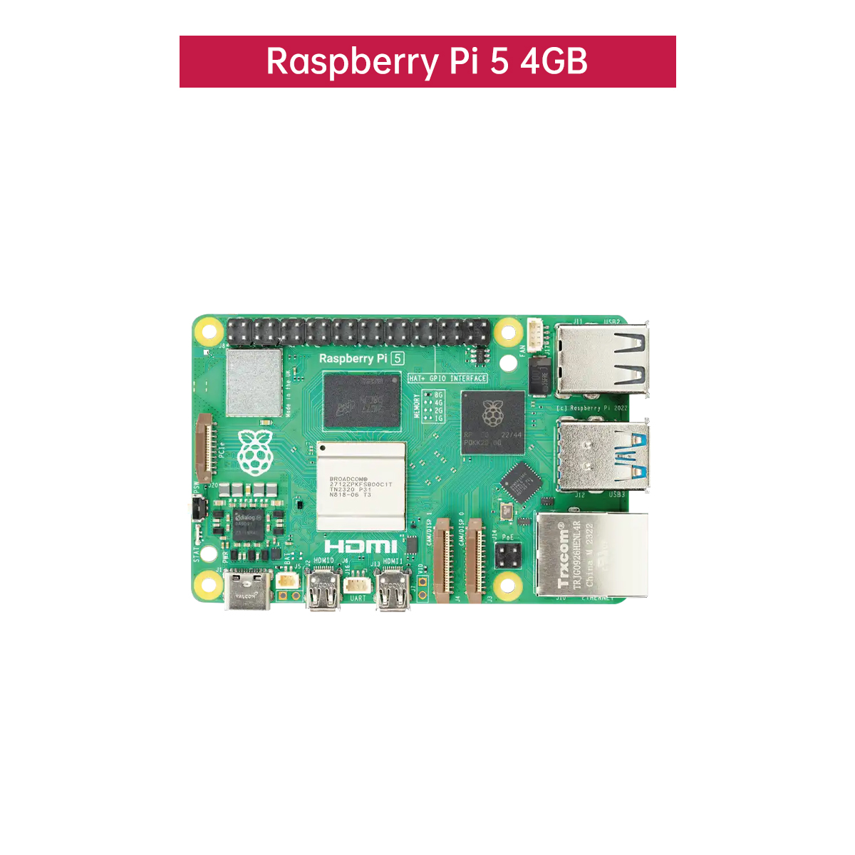 Raspberry Pi 5 4G/8G Controlle - đánh giá và giá Raspberry Pi