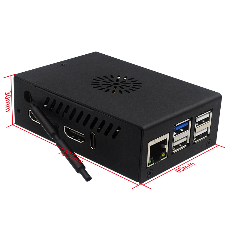 Orange Pi 5 Max Case with Fan  - đánh giá và giá Pi 5 Case