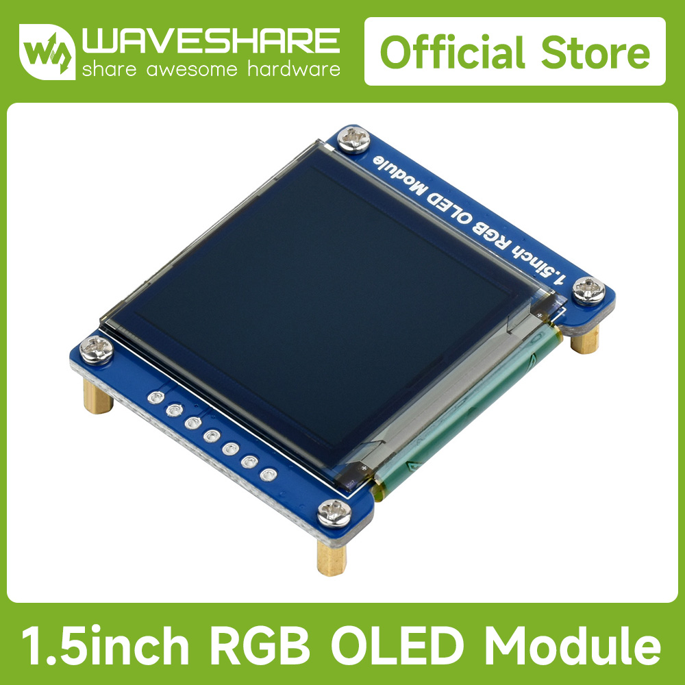 Waveshare1.5inch RGB OLED disp - đánh giá và giá Pi Display