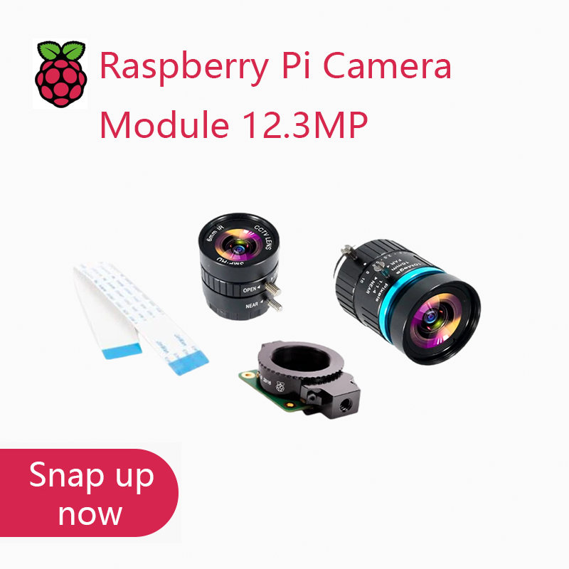 Raspberry Pi High Quality HQ C - đánh giá và giá Raspberry Pi Global Shutter Camera Imx296