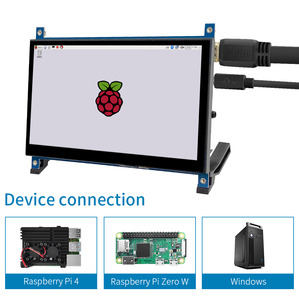 Màn Hình IPS 7Inch Màn Hình AI - đánh giá và giá Raspberry Pi 4