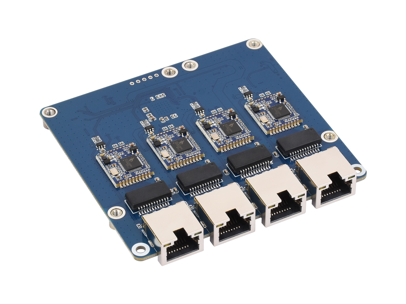 Waveshare PCIe TO 4-Ch Gigabit - đánh giá và giá Raspberry Pi 4