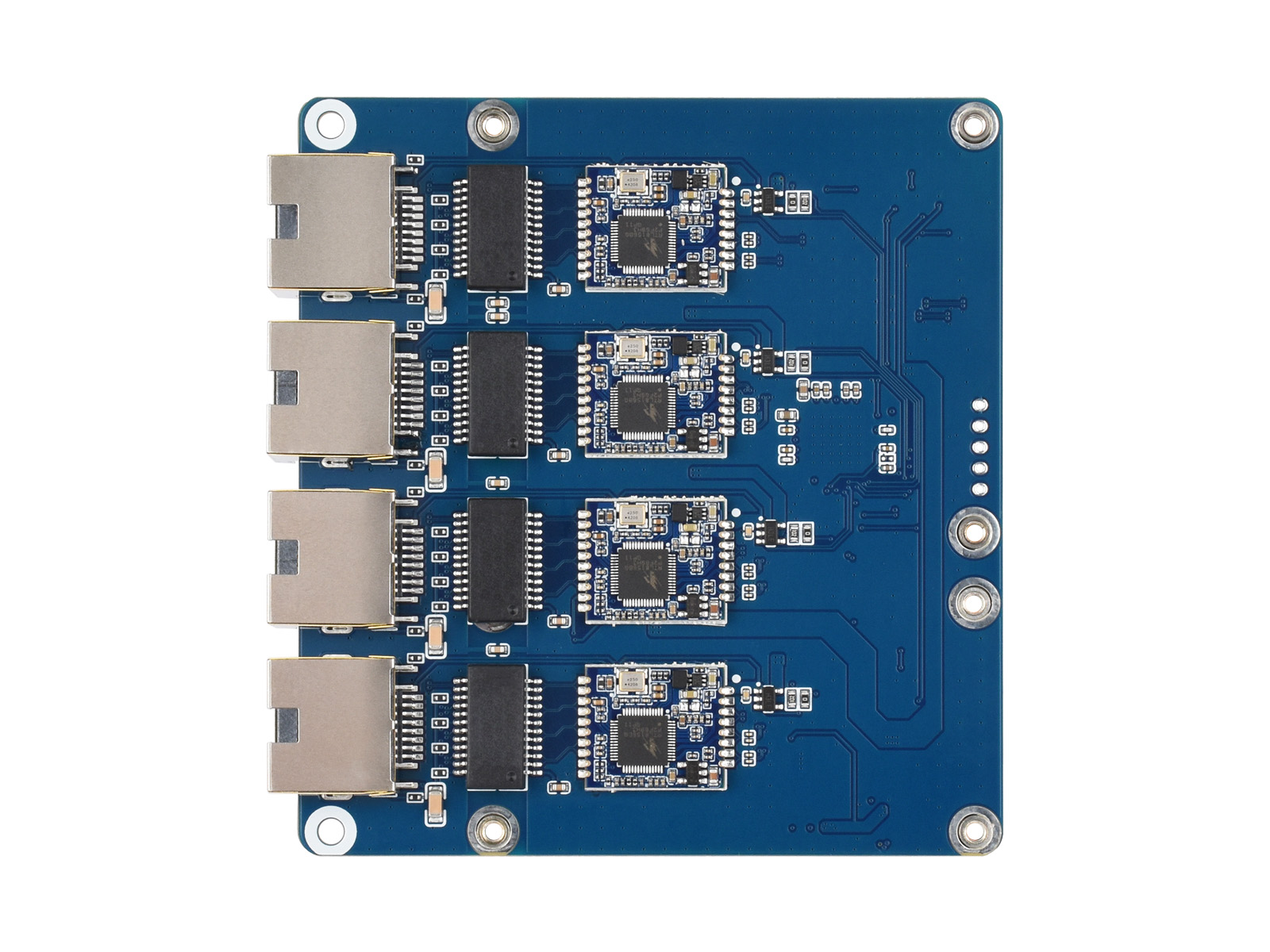 Waveshare PCIe TO 4-Ch Gigabit - đánh giá và giá Raspberry Pi 4