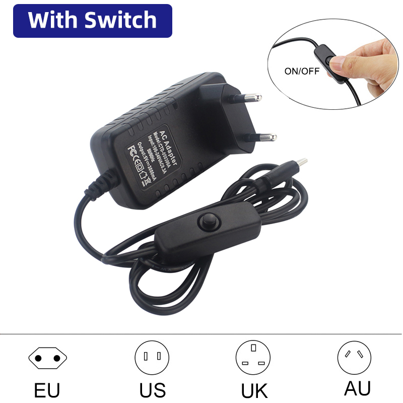 5V 3A Raspberry Pi 4 Nguồn USB - đánh giá và giá Pi Power Supply