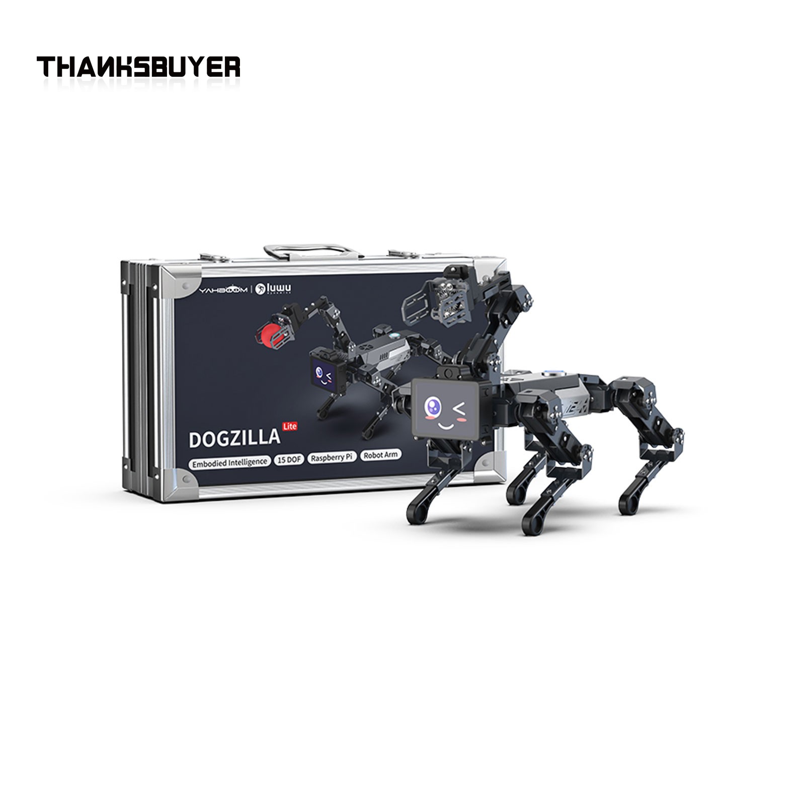 DOGZILLA-Lite 15DOF AI Bionic  - đánh giá và giá Raspberry Pi