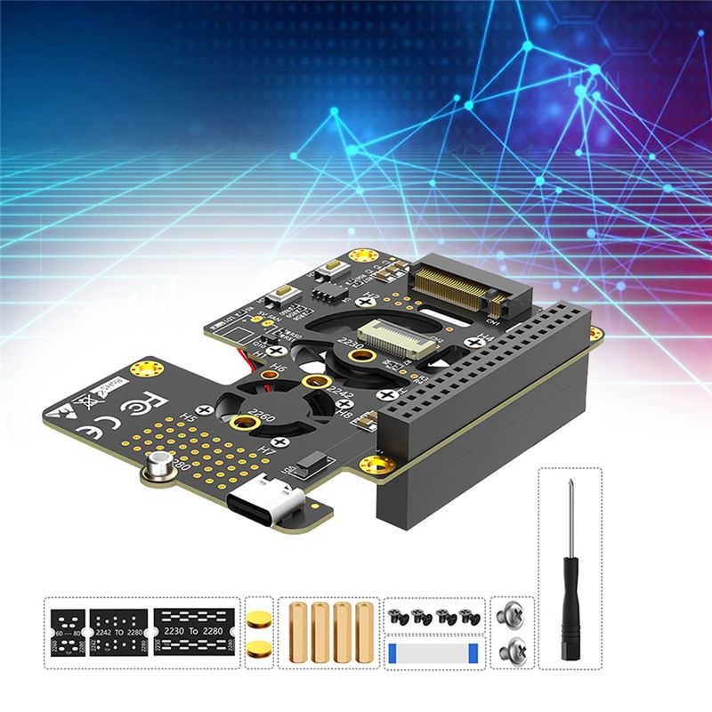 For Raspberry Pi 5 Pcie To M.2 - đánh giá và giá Pi 5 Case