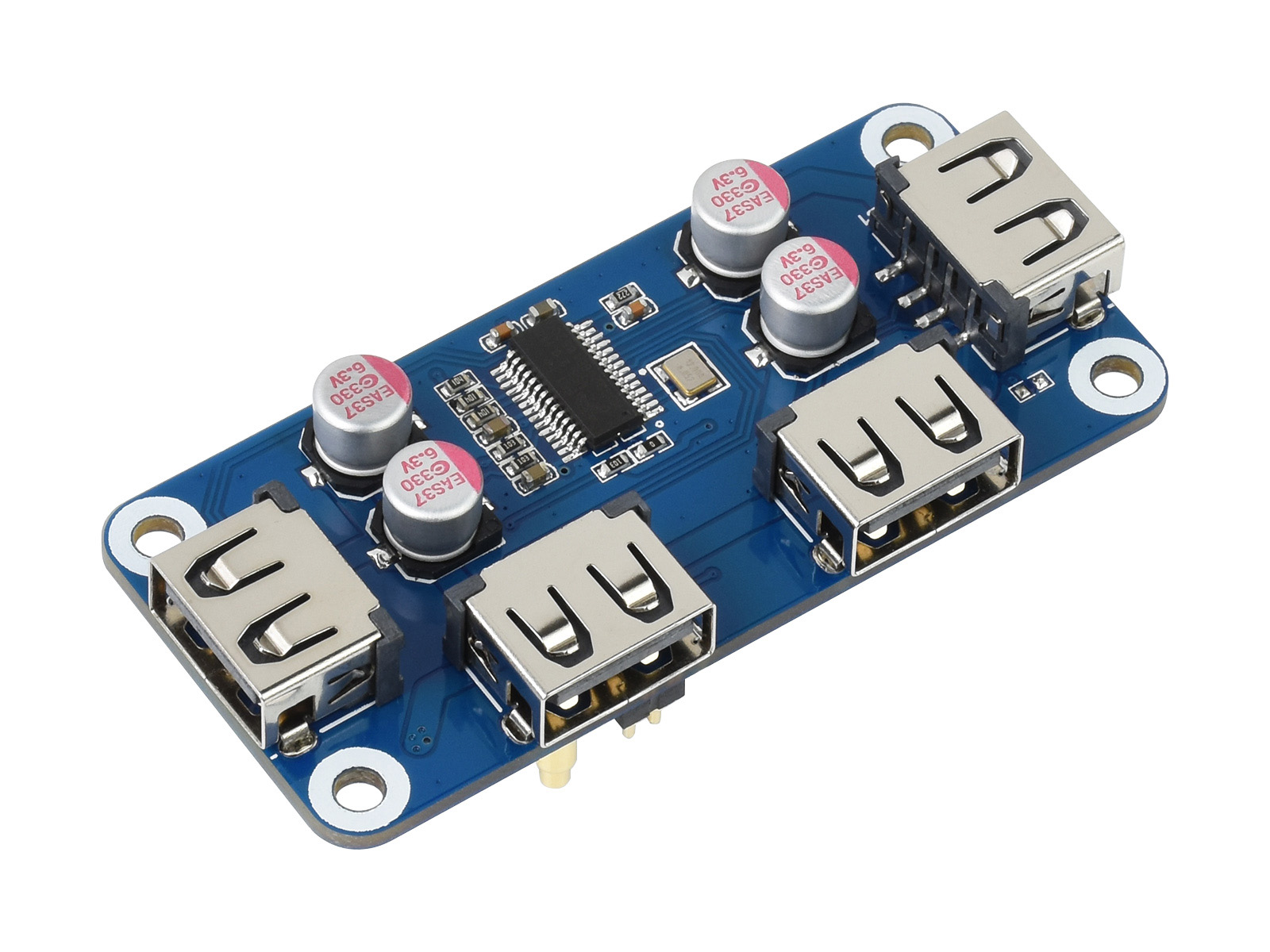 Waveshare USB HUB HAT (B) 4x p - đánh giá và giá Pi Zero