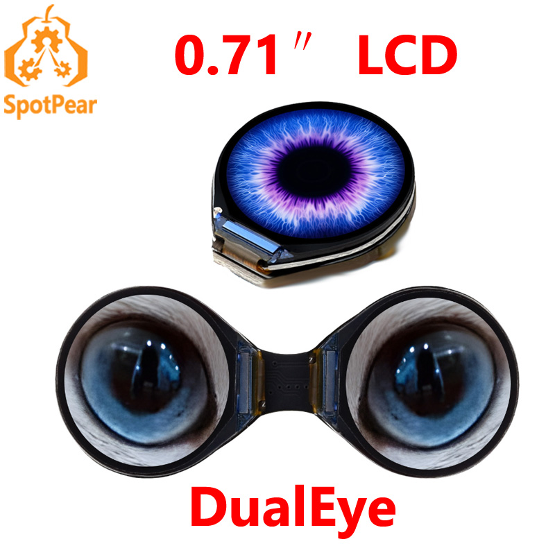 Waveshare 0.71inch Double Eye  - đánh giá và giá Pi Display