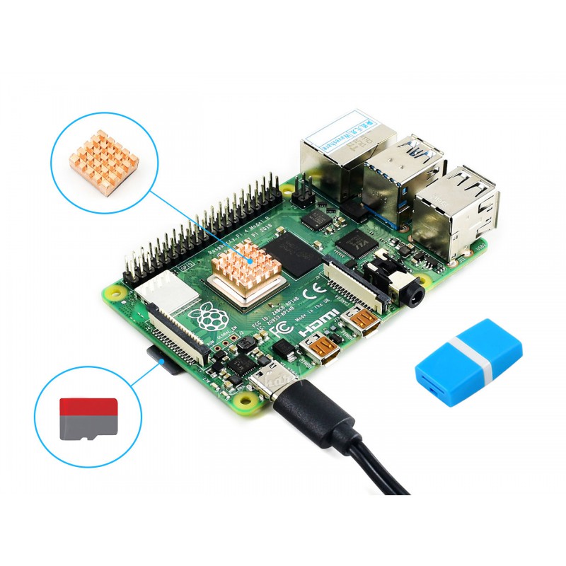 Raspberry Pi 4 Model B Starter - đánh giá và giá Micro Sd Card