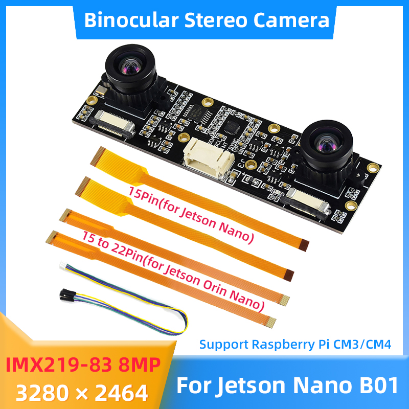 8MP IMX219 Binocular Camera fo - đánh giá và giá Pi Camera Module