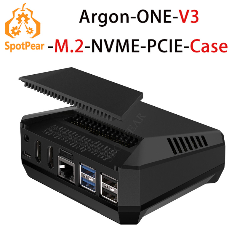 Argon ONE V3 M.2 NVME Case For - đánh giá và giá Pi 5 Case