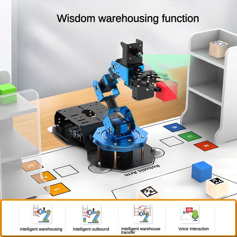 6 Dof Robot Arm with Servo Cla - đánh giá và giá Raspberry Pi Kit