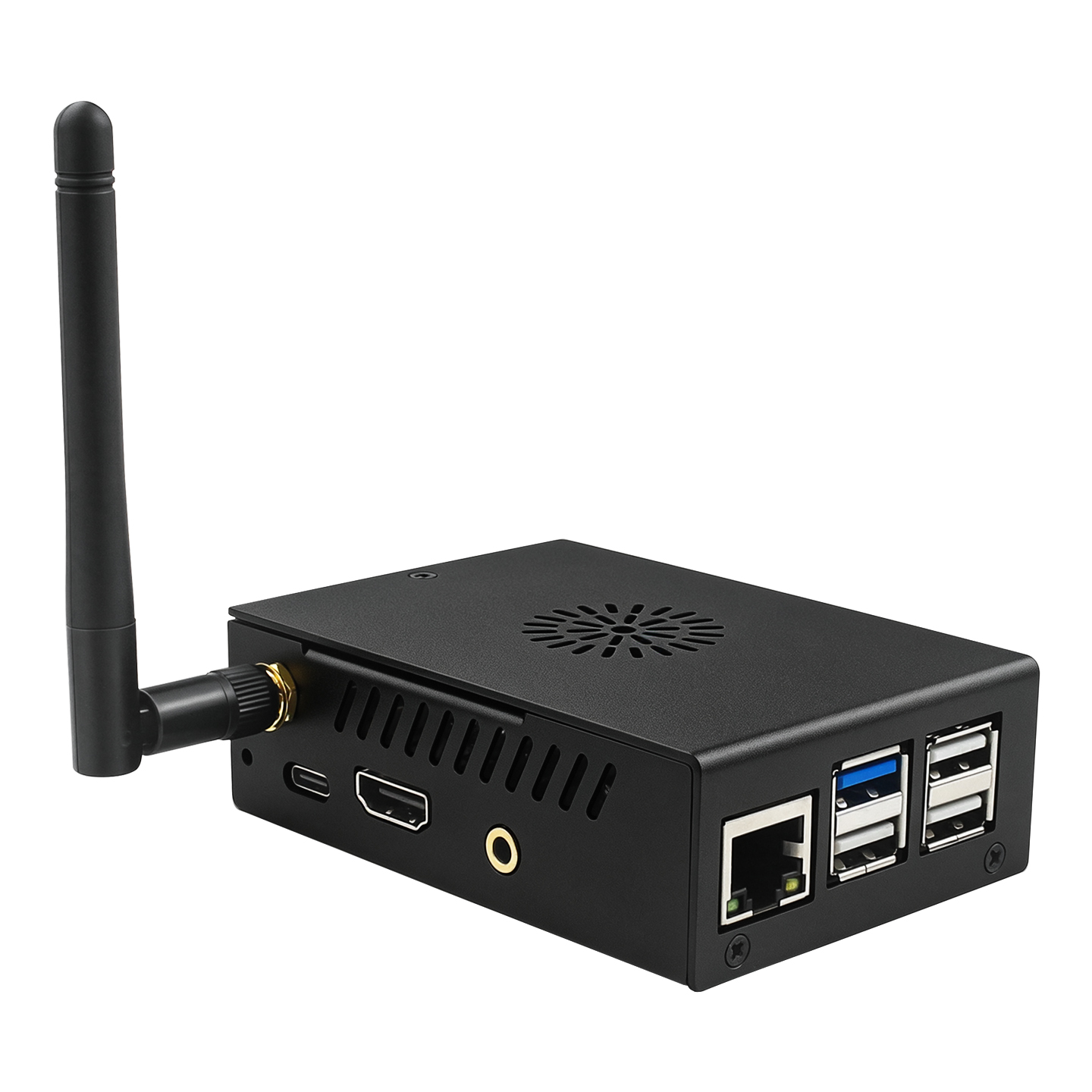 Orange Pi 4 Pro Metal Case Bla - đánh giá và giá Pi 4 Case