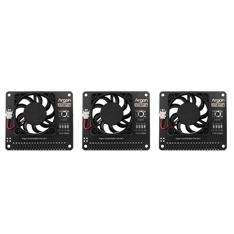 New-3X Argon Fan HAT For Raspb - đánh giá và giá Raspberry Pi 4
