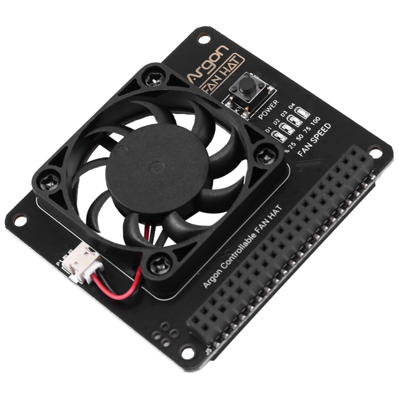 New-3X Argon Fan HAT For Raspb - đánh giá và giá Raspberry Pi 4