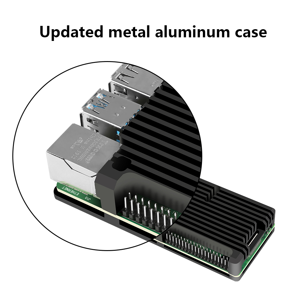 Armor Aluminum Case for Raspbe - đánh giá và giá Pi 4 Case