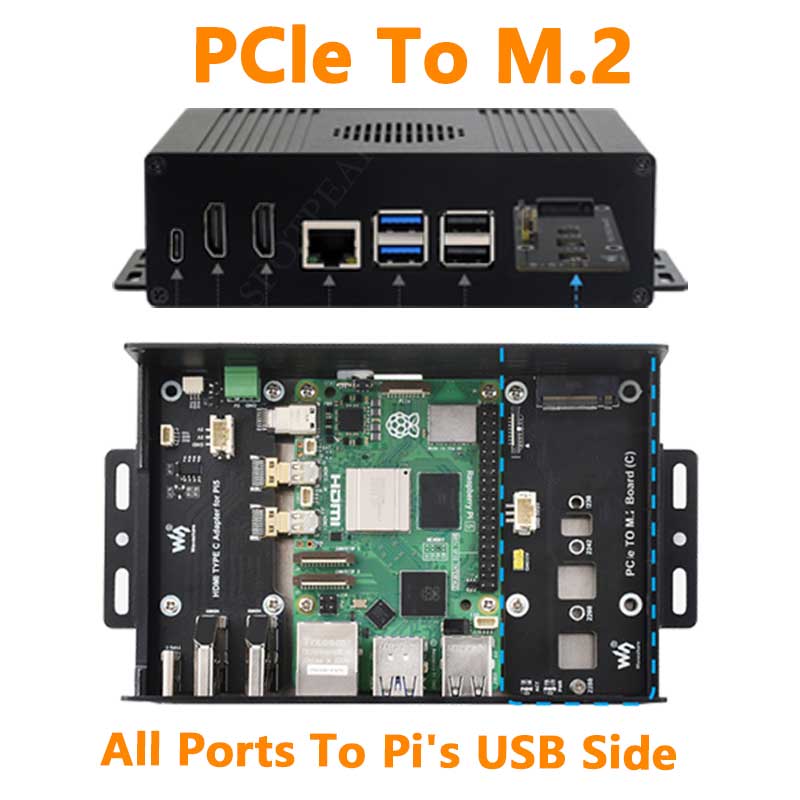 Raspberry Pi 5 Box Case Kit-C  - đánh giá và giá Raspberry Pi 5