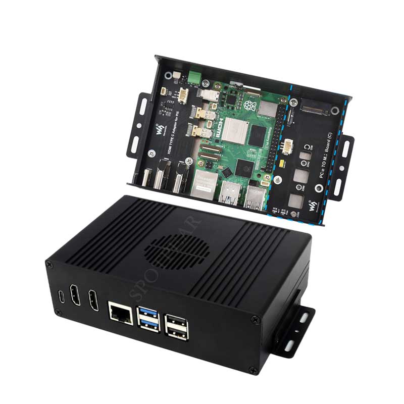 Raspberry Pi 5 Box Case Kit-C  - đánh giá và giá Raspberry Pi 5