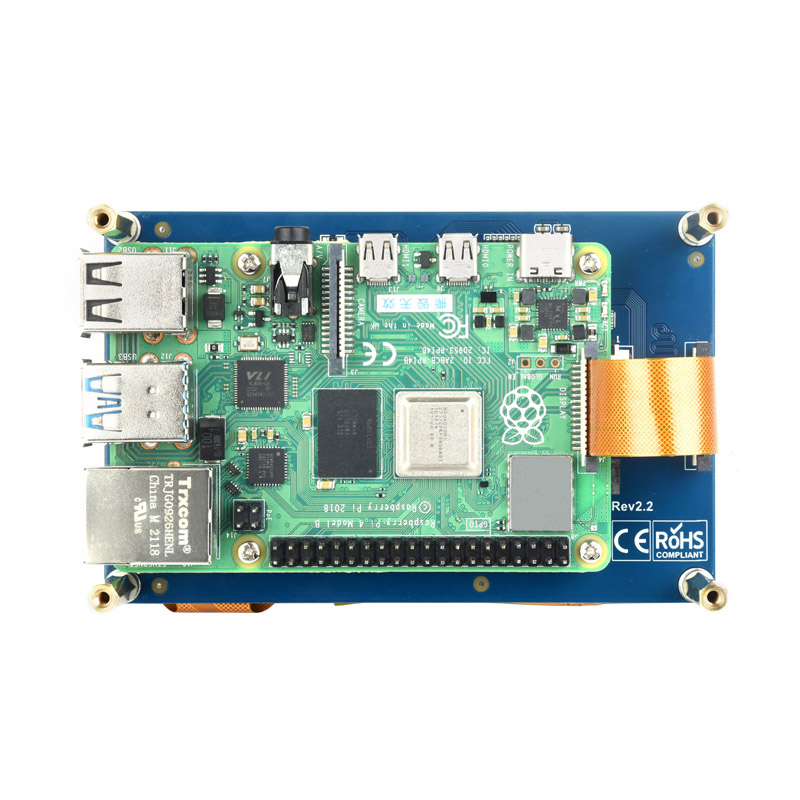 Raspberry Pi 4.3inch DSI Displ - đánh giá và giá Pi 5 Case