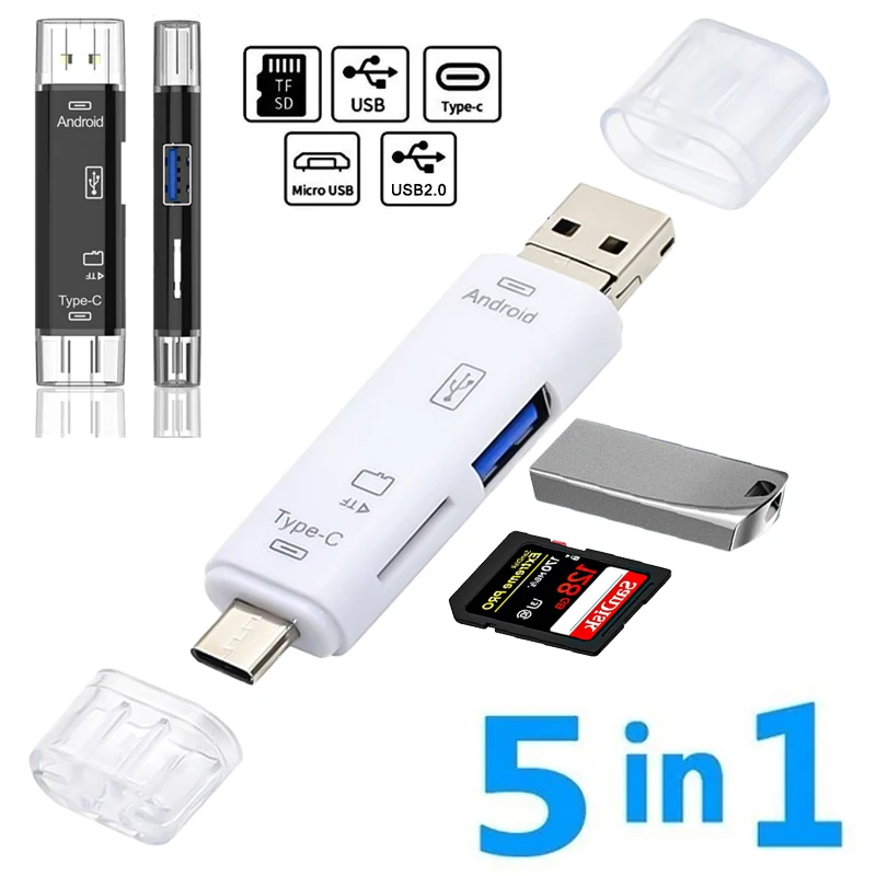 5 in 1 Multifunction Usb 2.0 T - đánh giá và giá Micro Sd Card