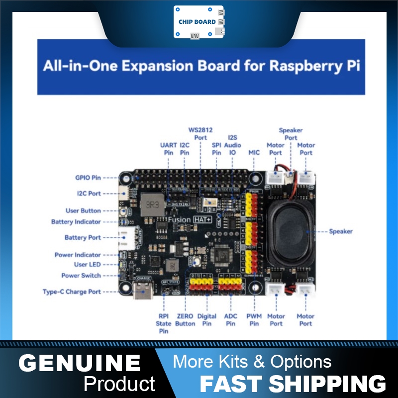 SunFounder Fusion HAT+: Raspbe - đánh giá và giá Raspberry Pi 4
