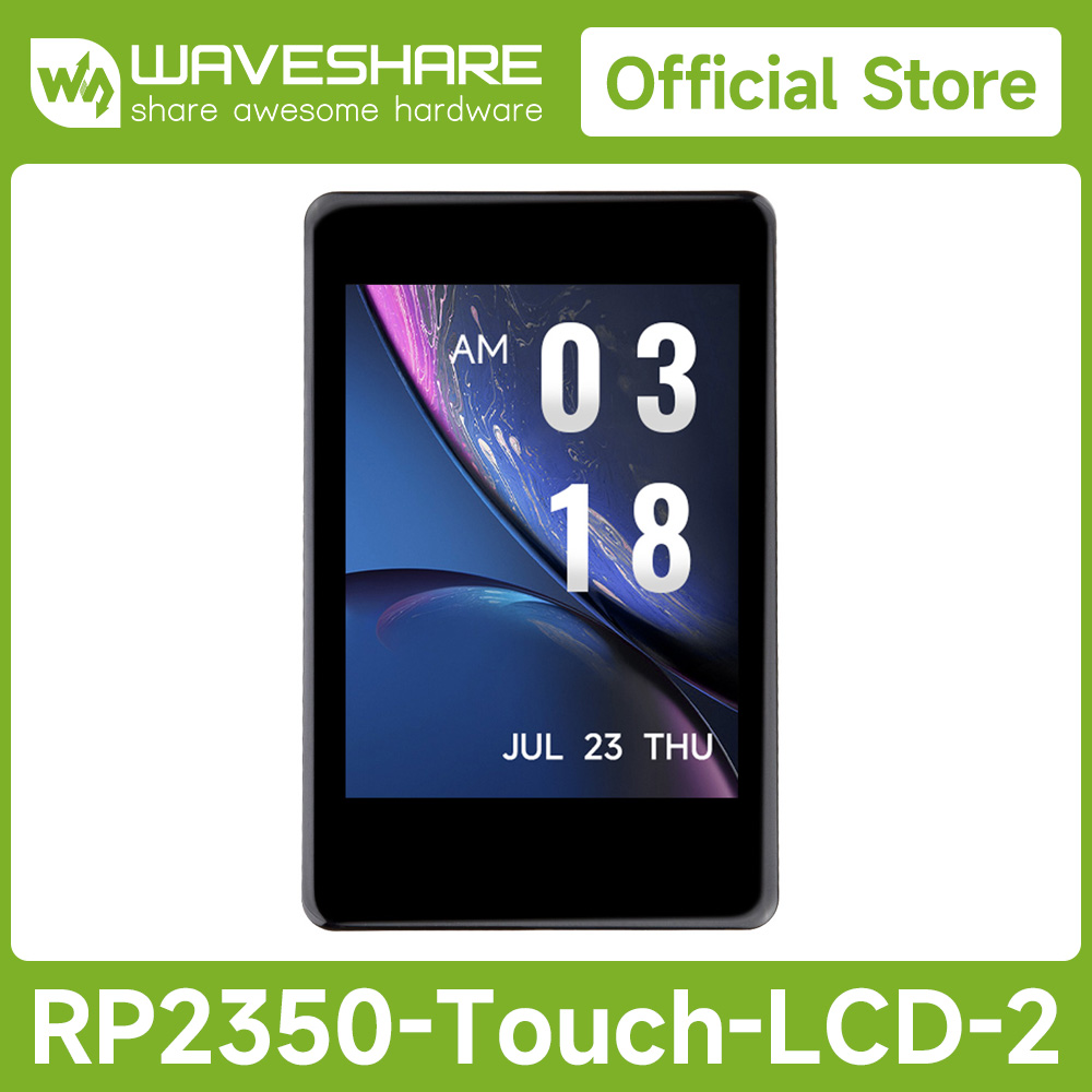 Waveshare RP2350 2inch Capacit - đánh giá và giá Pi Display