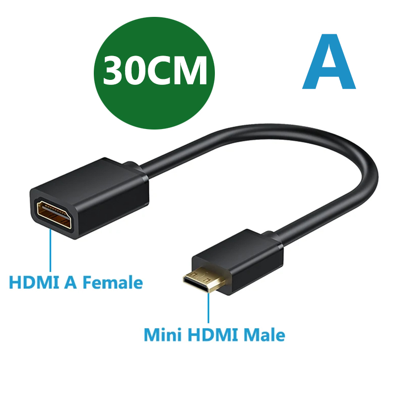 4K Mini HDMI to HDMI Cable HDM - đánh giá và giá Pi Camera Cable