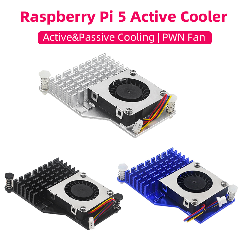 Raspberry Pi 5 Active Cooler A - đánh giá và giá Pi 5 Case