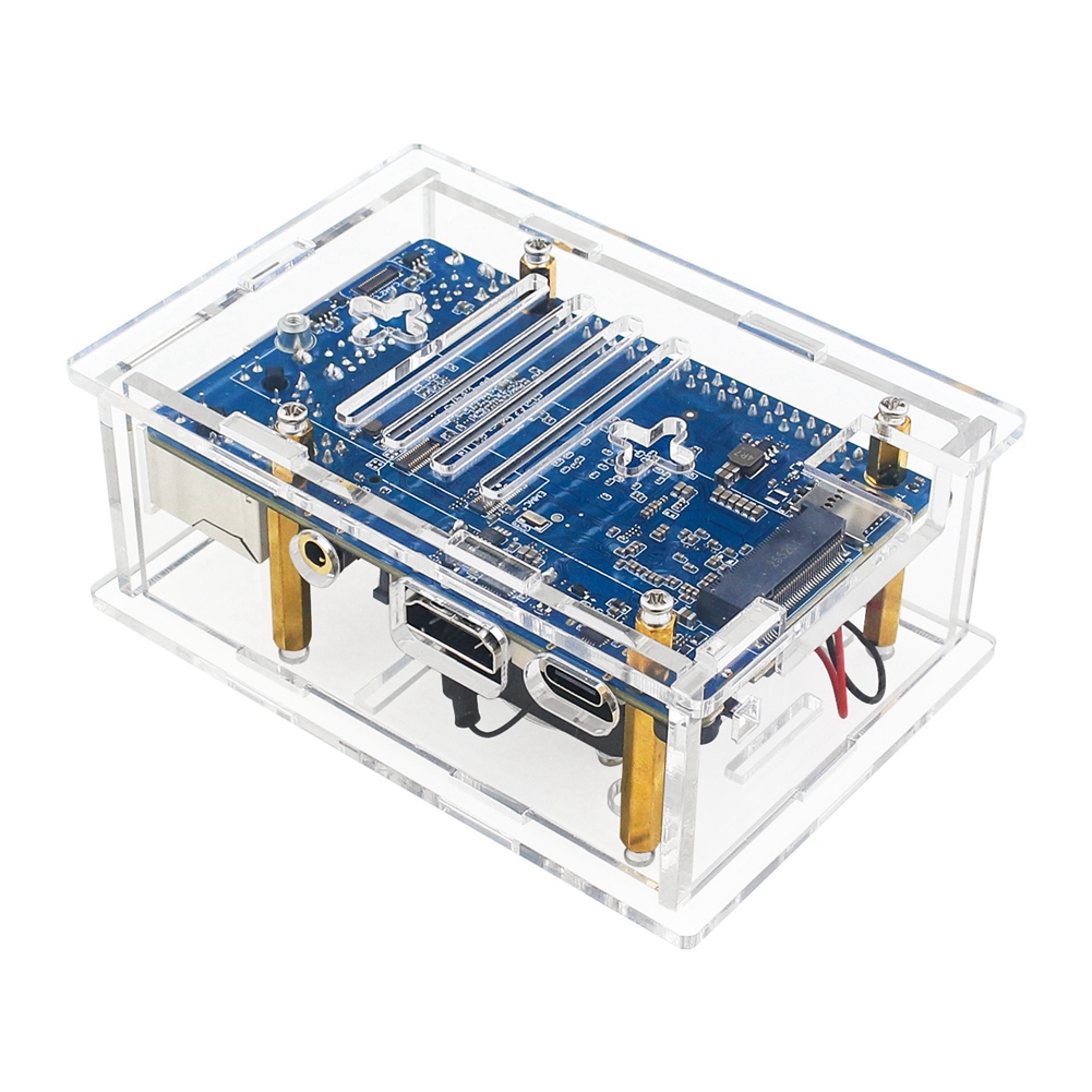 ABFN-Acrylic Case With Cooling - đánh giá và giá Pi 4 Case