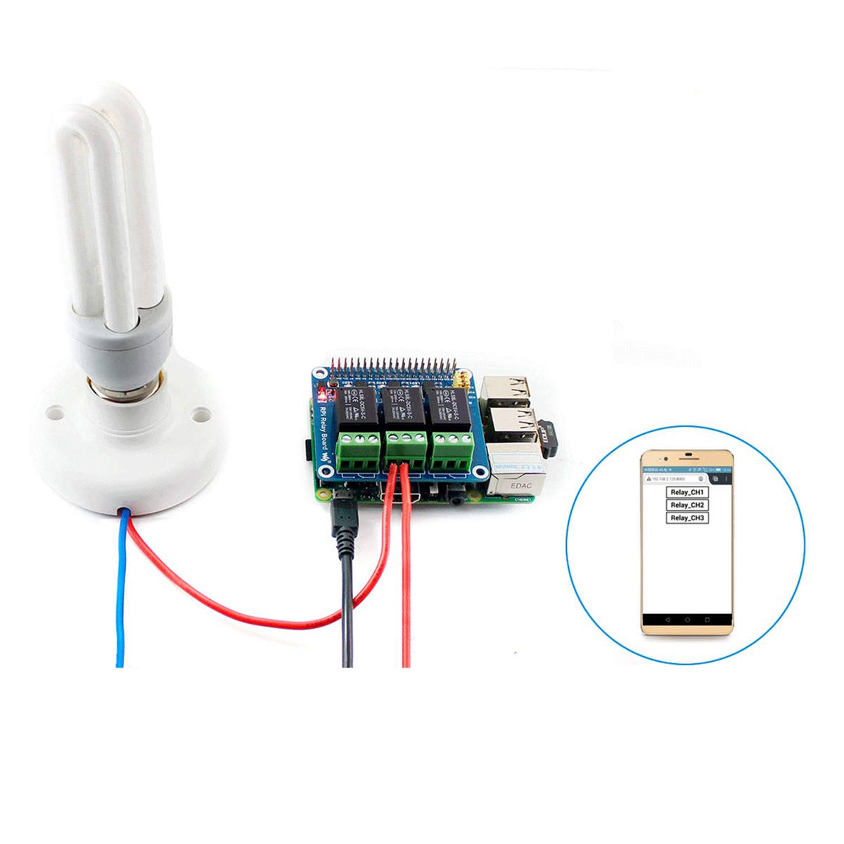 Waveshare 5V 3-Channel Relay M - đánh giá và giá Pi Zero