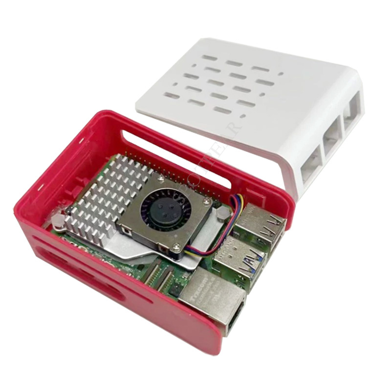 Raspberry Pi 5 Red-White cooli - đánh giá và giá Pi 5 Case