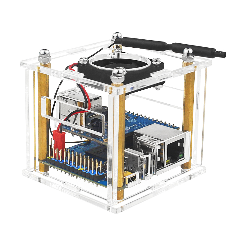 Orange Pi Zero 3 Acrylic Case  - đánh giá và giá Pi Cooler