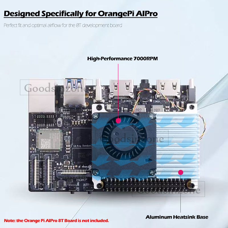 Cooling Fan with Heatsink Base - đánh giá và giá Pi Cooler