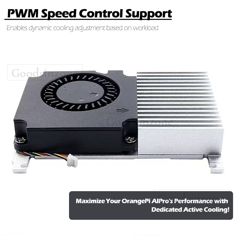 Cooling Fan with Heatsink Base - đánh giá và giá Pi Cooler