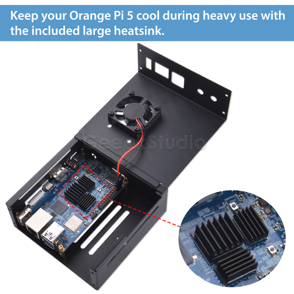 Orange Pi 5/5B Metal Protectiv - đánh giá và giá Pi Cooler