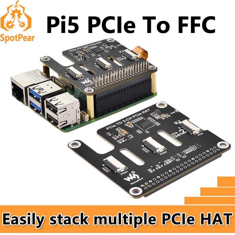 Raspberry Pi 5 PCIe to 2-CH PC - đánh giá và giá Pi Cooler