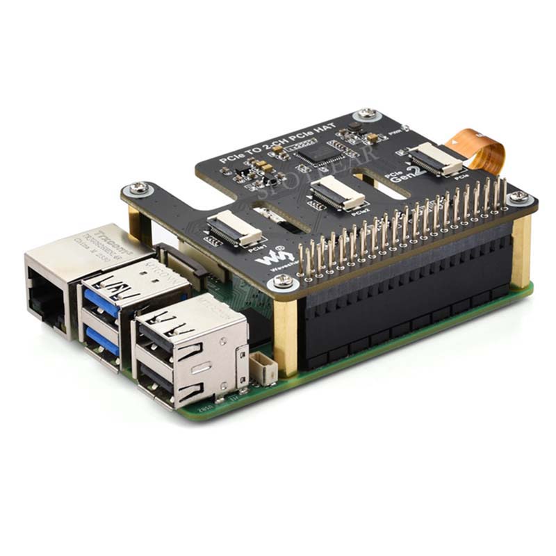 Raspberry Pi 5 PCIe to 2-CH PC - đánh giá và giá Pi Cooler