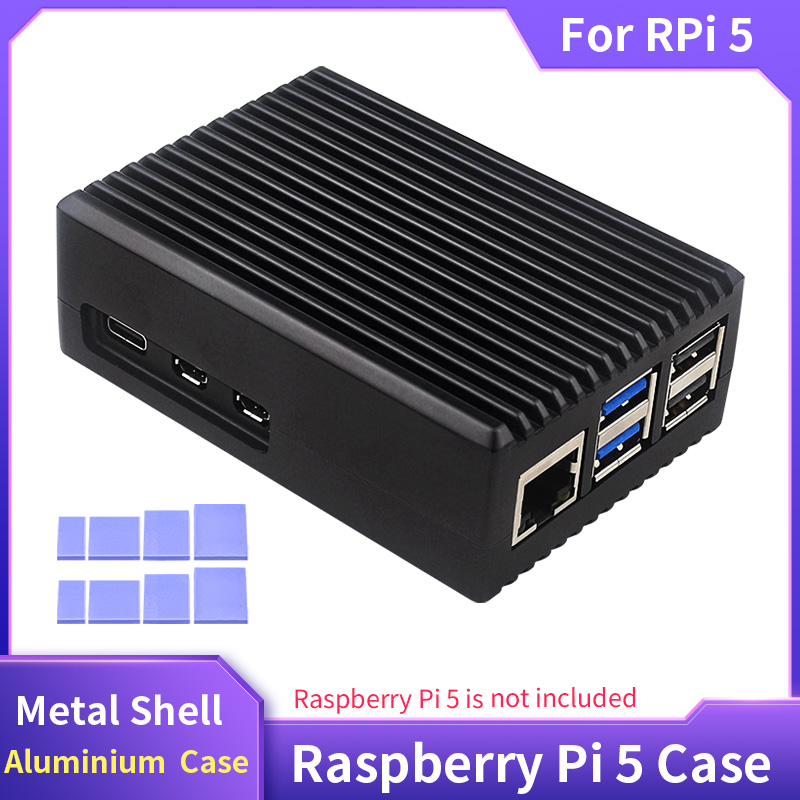 Raspberry Pi 5 Metal Shell Alu - đánh giá và giá Pi 5 Case