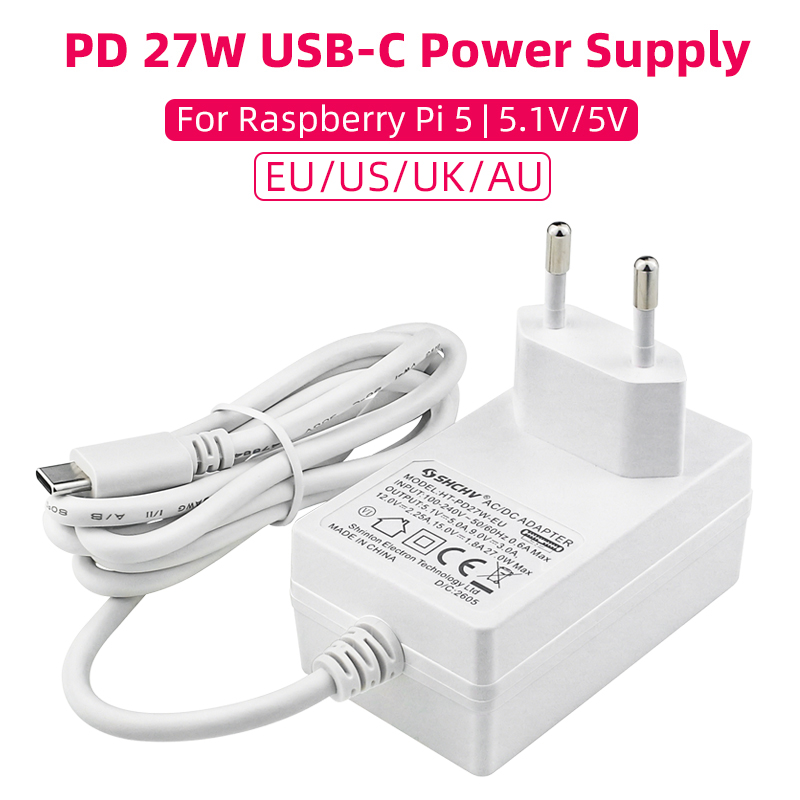 Raspberry Pi 5 5.1V 5A Power S - đánh giá và giá Pi Power Supply