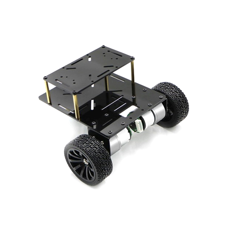 3WD Robot Car DC / Stepper Mot - đánh giá và giá Raspberry Pi Kit