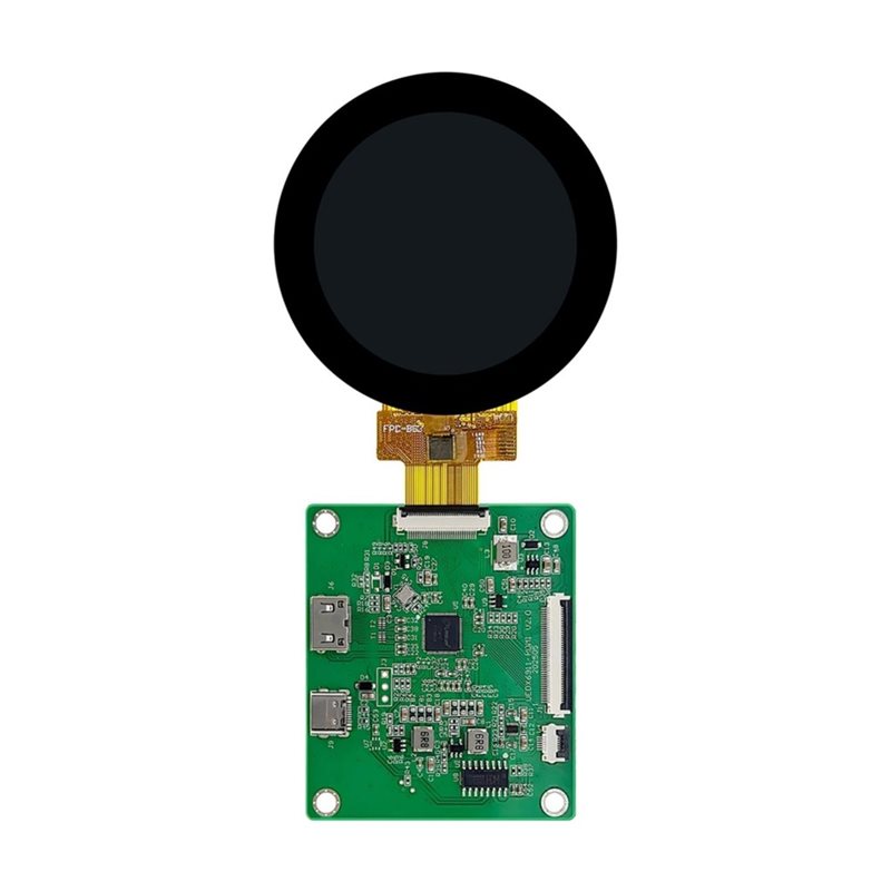 A52T DSI TFT LCD Round Display - đánh giá và giá Pi Display