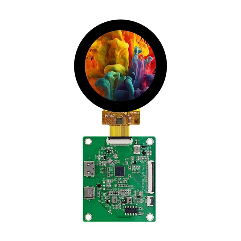 A52T DSI TFT LCD Round Display - đánh giá và giá Pi Display