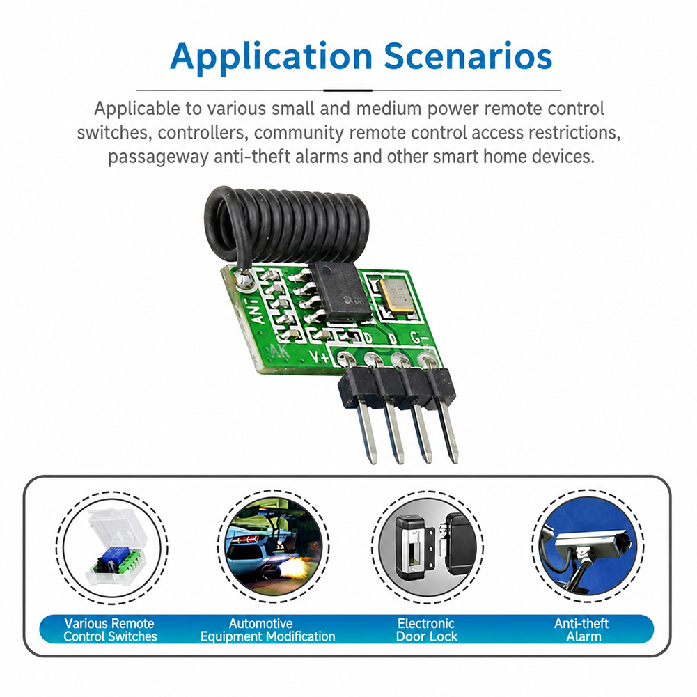 315MHz/433MHz Superheterodyne  - đánh giá và giá Arduino Kit